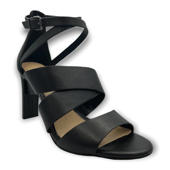 Gianni Bini Leather Criss Cross Ankle Strap Strappy High Heel Sandal 10 - Picture 3 of 8